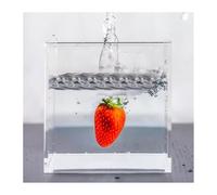 Clear Acrylic Photography Dynamic Cosmetic Advertising Shooting Props, Deep Water Tank,Display Showcase Cube Display Box for Floating Photography(30x25x30cm/12x10x12in)