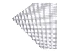 Clear Acrylic Prismatic Lighting Panel | 4 Pack | 23.75" x 47.75" | .100" Thick Ceiling Panel | Replacement Fluorescent Light Covers for Overhead Fixtures | Drop Ceiling Light Cover | Fluorolite