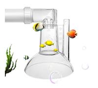 Clear Acrylic Pump, Quiet Fish Bubbler, 2.4x1.2 Inches Stone with Silent Build, Waterproof Oxygen Diffuser, Compact Disk with Style, Air Tool for Home Office