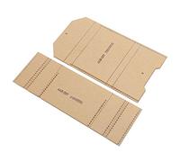 Clear Acrylic Purse Wallet Pattern DIY Stencil Template Drawings Set Leather Hand Craft