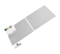 Clear Acrylic Refrigerator Calendar Board - Reusable Wipe Off for surface for Scheduling - Kitchen Organiser with Markers Included 27x30cm(A4)