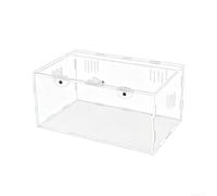 Clear Acrylic Reptile Cage Compact Habitat for Pets Clear Acrylic(30 * 20 * 15cm)