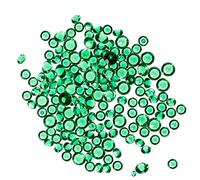 Clear Acrylic Rhinestone Diamonds Sparkling Table Scatters & Confetti for Weddings, Bridal Showers, Birthdays, Vase Fillers, & Party Decorations - Crystal Gems Elegant Décor - Emerald Green 6000