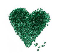 Clear Acrylic Rhinestone Diamonds Sparkling Table Scatters & Confetti for Weddings, Bridal Showers, Birthdays, Vase Fillers, & Party Decorations - Crystal Gems Elegant Décor - Emerald Green 4000
