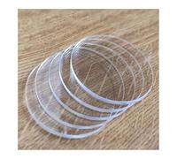 Clear Acrylic Round Discs 90mm 2mm, Diameter 50mm, Thickness 6mm 10pcs | Durable transparent circles for craft and decoration projects