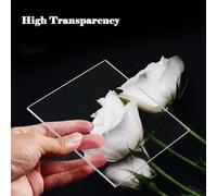 Clear Acrylic Sheet, 1mm Thick Transparent Plastic Board for Picture Frames, DIY Display Stands & Menu Boards - 5 PCS (101x152mm, 127x17(5X7INCH)