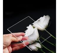 Clear Acrylic Sheet 1mm Thick Transparent Plastic Sheet for Picture Frames, Display Stands & DIY Projects - 5 PCS Pack (101x152mm / 127x1(4X6INCH)