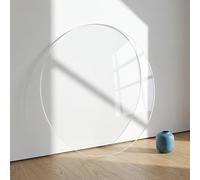 Clear Acrylic Sheets, Round Plastic Board for Crafts, Transparent Blanks for DIY Signs, Cake Disks, Art Supplies & Home Decor