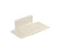 Clear Acrylic Soap Dish Wall Mount No Drill Ventilated Base & Anti-Slip Design for Bathroom/Shower Countertop Strong Acrylic Soap Stand