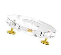 Clear Acrylic Speakers Mount For Desk AntiSlip Base Speakers Stand Improves Music Performances NonSkid Base Display Portable Brackets