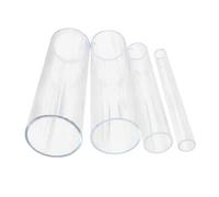Clear Acrylic Tube, 1pcs Transparent Round Tube100mm Length, 40mm-76mm ID Acrylic Pipe 55/60/65/70/80mm OD PMMA Material Through(70x66 mm)