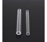 Clear Acrylic Tube 2pcs Acrylic Pipe Pressure Resistance Pmma Transparent Tube for DIY PC Water Cooling Configurations(49CM*25MM*21MM)