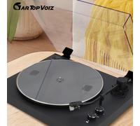 Clear Acrylic Turntable Platter Mat for All Vinyl Player, 12" Anti Vib
