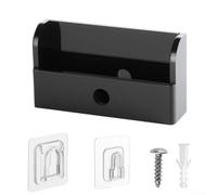 Clear Acrylic Wall Mount Stand For LiftMaster 893LM/893Max/891LM/971LM Controllers, Compact Organiser With Easy Installation For Secure Storage(Black)