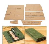 Clear Acrylic Wallet Stencil, Leather Craft Pattern Template for DIY Wallet Making Tool for School Supplies