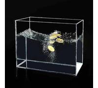 Clear Acrylic Water Tank Props For Product Shooting, Sturdy Photography Tray Display Cabinet, Underwater Photo Studio Kit Drawer For Counter Organizing, Cosmetics Advertising(11.8 X 11.8 X 3.9IN)(100x