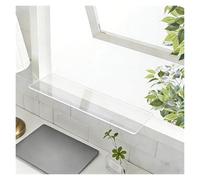 Clear Acrylic Window Sill Extender 0.23" Thick, Waterproof Windowsill Organizer with Double-Sided Adhesive, Indoor Cat Window Perch/Plant Stand(20x30cm/7.9x11.8in)