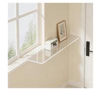 Clear Acrylic Window Sill Storage Shelf - 5mm Thick Countertop Extension Double-Sided Adhesive for Space-Saving Plant &Shelf (40x20cm) - Ideal Home Decor Solution