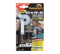 CLEAR ADHESIVE GLUE SUPER GEL FOR PP Polypropylene, PE Polyethylene, PTFE, Silicone NEW