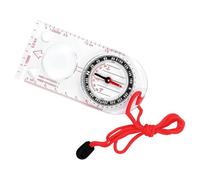 Clear Adjustable Declination Compass Useful Waterproof Scout Compass Multifunctional Declination Magnifer for Orienteering and Survival