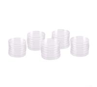 Clear Airtight Coin Holder Capsules 40.6mm Diameter Round Plastic Case for American Silver 1oz Coins, Transparent Scratch Resistant Protective Storage Box with Easy Open Sealing Design