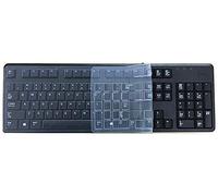 Clear Anti Dust Silicone Keyboard Protector Skin Cover Compatible with Dell KB212-B & Dell KB4021 Desktop PC Keyboard (Transparent)