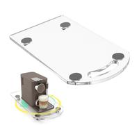 Clear Appliance Slider 7.4" x 14", 360° Rolling Tray for Countertop Appliances Sliding Tray for Kitchenaid Stand Mixer Espresso Coffee Machines