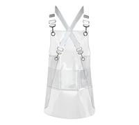 Clear Apron,Work Apron Waterproof And Oil-Proof | Adjustable Bib Kitchen Equipment For Housewife, Men, Women