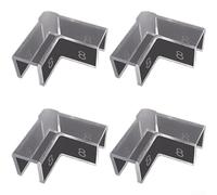 Clear Aquarium Corner Guards For Fish Tank Protection Anti Scratch Bumper For Edges Soft Pvc Rebound Shield Cover Transparent Safety Cap 5mm 8mm 10mm 4 Pcs(8mm (4 units))