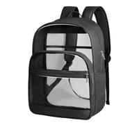 Clear Backpack for School Heavy Duty, PVC Transparent Bookbag Gift Set