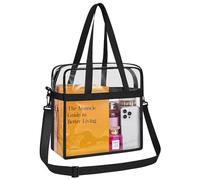 Clear Bag for Stadium Events Tote Bag with Adjustable Straps for Work Travel Concerts
