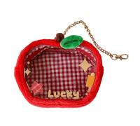 Clear Bag Keychain - Compact Clear Figure Presentation Bag for Doll Star Element Accessory Case Protective Cover | Clear Keychain Bag for Men and Women, as shown, Siehe Beschreibung, See description