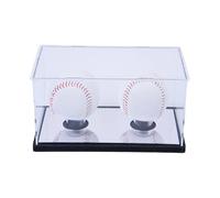 Clear Baseball Display Case Acrylic Stand Square Storage Box Showcase Protector Acrylic Waterproofs Cubes Box