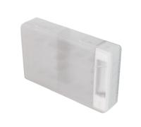 Clear Battery Storage Case with Tester Holds Double/Triple Cell Case Storage Box Battery Storage Organizer