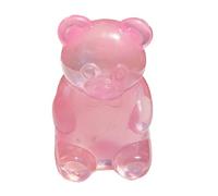 Clear Bear Squeeze Toy, Bear Shape Stress Sugar Ball, Soft Stretchy Sensory Fidget Toy for Anxiety & Stress Relief