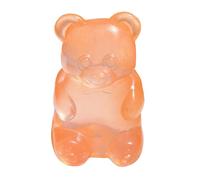 Clear Bear Squeeze Toy, Bear Shape Stress Sugar Ball, Soft Stretchy Sensory Fidget Toy for Anxiety & Stress Relief