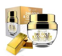 Clear Beauty (Formerly Clair 24K Gold and Collagen Daily Face Moisturiser - Reduces Age Spots, Fine Lines & Wrinkles, Lifting & Firming Day Cream - Cruelty Free Korean Skincare For All Skin Types