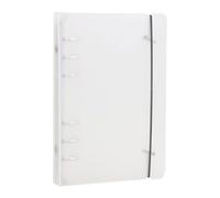 Clear Binder Cover - 6 Ring Loose Leaf Protector Clear PP Yellowing Resistant for A6 A7 Planner Notebook Storage Display Organizer