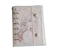Clear Binder - PVC Transparent Sealing Collectible Card Storage Binder with Star Pattern - Personal Organizers Protection for Teens Girls Youth Kid Son Daughter Family Friends