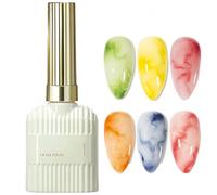 Clear Blooming Gel - Nail Design Polish with Colorful Effects - Watercolor Marble Nail Gel for DIY Art - UV Polish for Flower, Animal, and Natural Stone Designs - Spreading Magical Effects