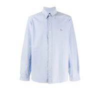 Blue Custom Fit Oxford Shirt - male - Polo Ralph Lauren - Casual Shirts - Blue - M - Shirts M