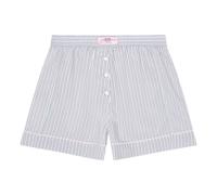 Clear Blue Shorts with Button Closure - female - Ganni - Short Shorts - Blue - S - Shorts S