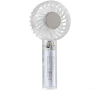 Clear Body Portable Cooling Fan Featuring Ice Compress Technology Adjustable Three Modes Usb Charging Capability Up To Six Hours Runtime Lightweight Build For Easy Carry For Ideal For Hot Weather