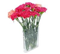 Clear Book Vase For Flowers, The Mystery Of Growth Novelty Flowers Vase, Clear Book Flower Vase For Floral Arrangement, Artistic Book Shaped Vase Decorative Vase For Offices Home, Cute Bookshelf Decor