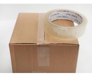 Clear BOPP Tape 25mm 66m 45mu