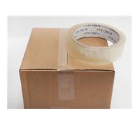 Clear BOPP Tape 25mm 66m 45mu Box 72