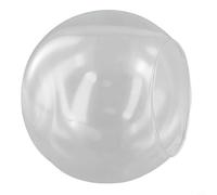 Clear Borosilicate Glass Bauble Ball Terrarium Container with Open Mouth for Succulent Plants and Flower Pots, Suitable for Home Garden and Party Decoration (C)