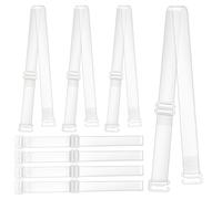 Clear Bra Straps, 4 Pairs Invisible Bra Straps Non-slip Transparent Bra Straps 12 Mm Thin TPU Straps Dance Bra Clear Straps Adjustable Clear Shoulder Straps Replacement for Women Girls Strapless Bras