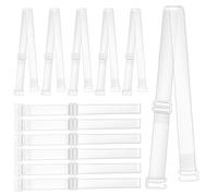 Clear Bra Straps, 6 Pairs Invisible Bra Straps Non-slip Transparent Bra Straps 12 Mm Thin TPU Straps Dance Bra Clear Straps Adjustable Clear Shoulder Straps Replacement for Women Girls Strapless Bras