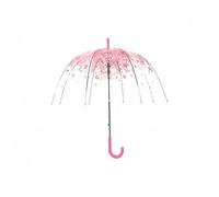 Clear Bubble Umbrella - Automatic Opening Clear Dome Umbrella with the Stylish J-Shaped Handle for Men and Women, Clear Umbrella Wedding, Outings and Large Group Gatherings, Graduations, Proms, or
